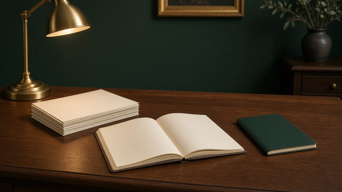 مكتب يراجع ترجمة وثائق تصريح الزواج بجانب جواز مغلق